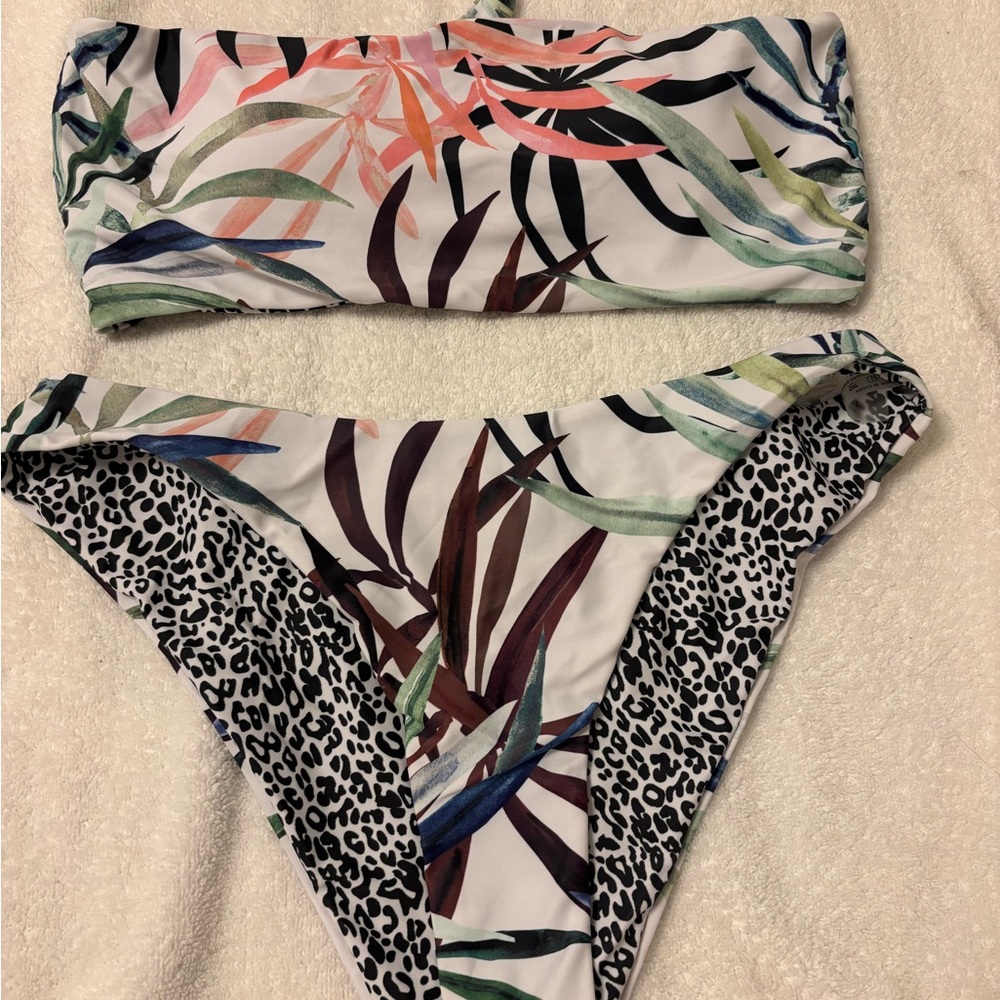 SHEIN Animal Print Bikini Set